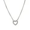 Collana in argento con ciondolo a spirale dorata