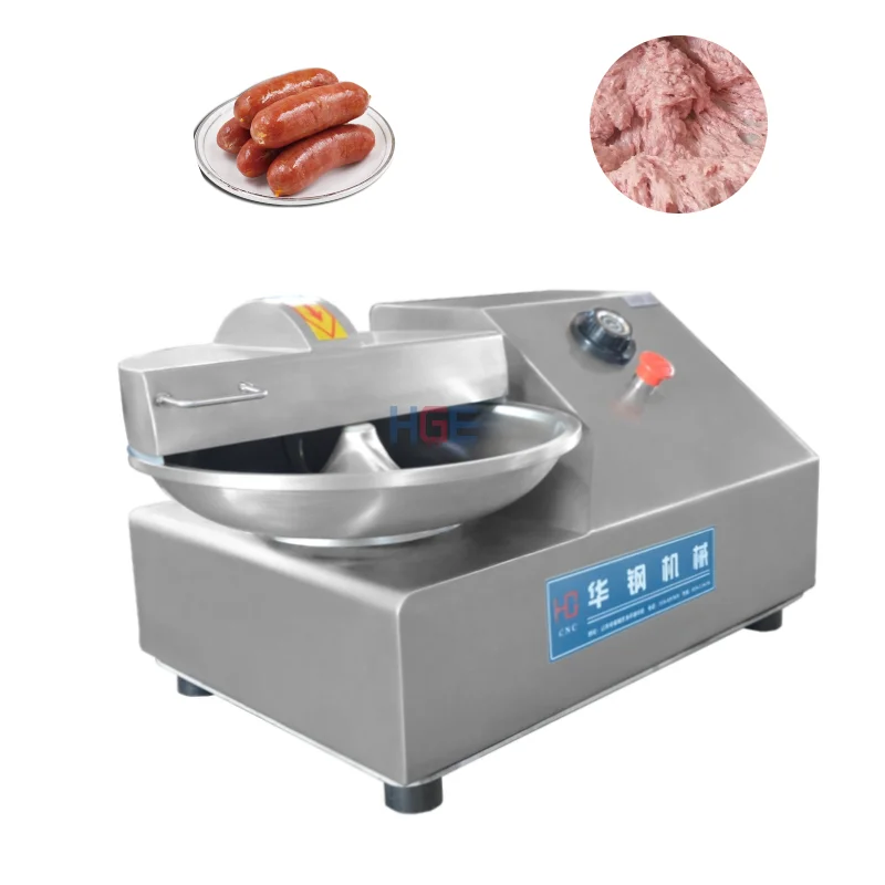 Commercial Buffalo Chopper Bowl Cutter Vegetable Sausage Chopping Machine