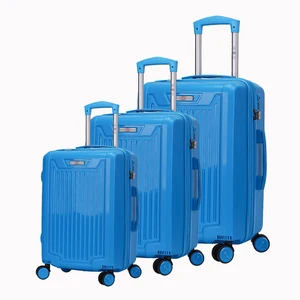 DIZHEN Custom 20"/24"/28" Inch PP Material Luggage Bag Travel Suitcase With the Removable Wheel