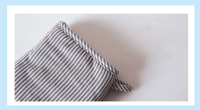 Kitchen Scandinavian Style Thick Microwave Gloves Insulation Anti-scalding Placemat Pot Holder Cotton Oven Mitt
