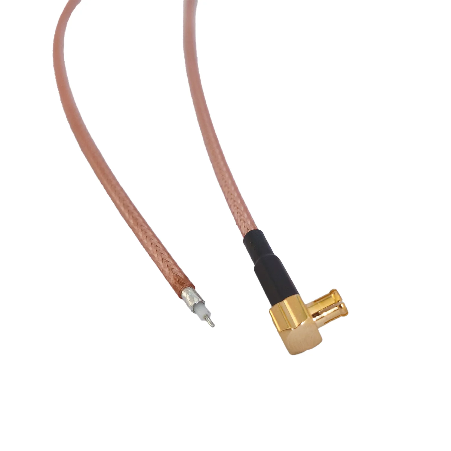 Factory RG316 Cable Assembly RG316-MCX-JW MCX Bent Male RG1316 Communication Cable