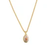 Collana con fiori giallo dorato