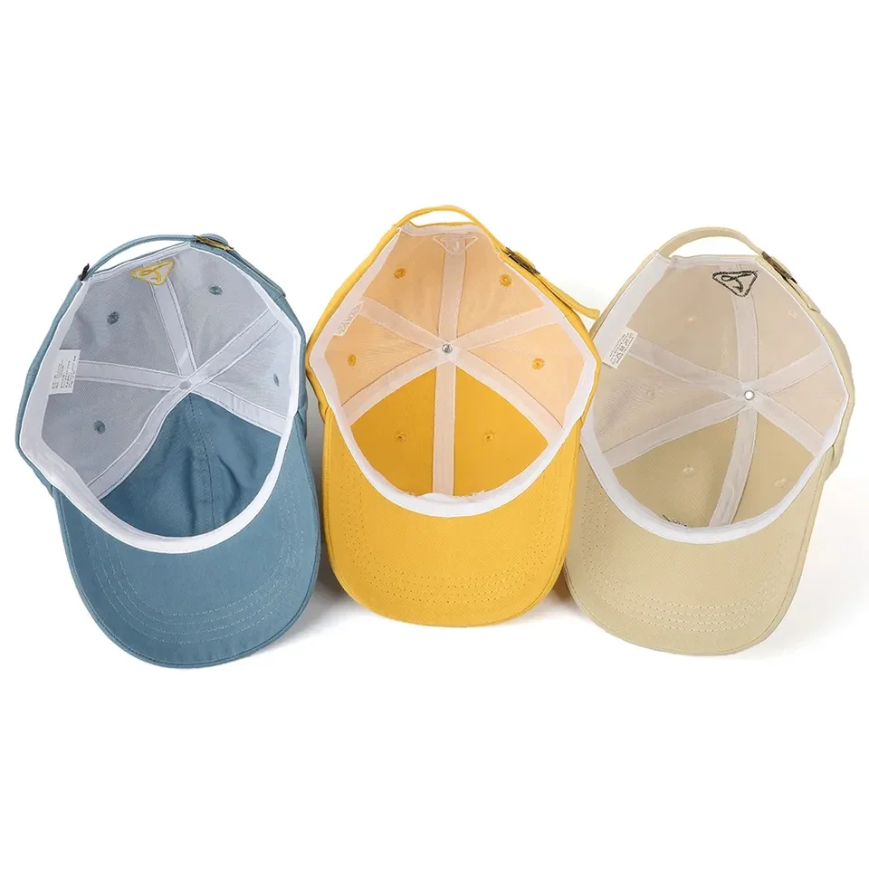 Sports Caps Adjustable Size Polyester Breathable Trucker 3d Embroidery Custom logo for Men Blank Baseball Cap manufacture