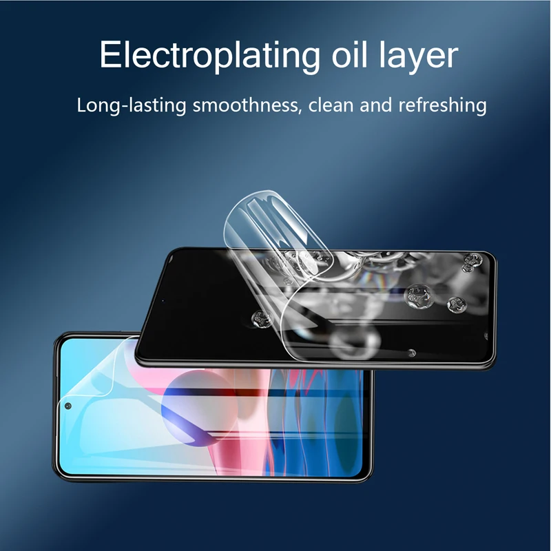 product high quality 7h pet hydrogel screen protector 25d 3d hd clear electroplating full cover mobile phone hydrogel film-5