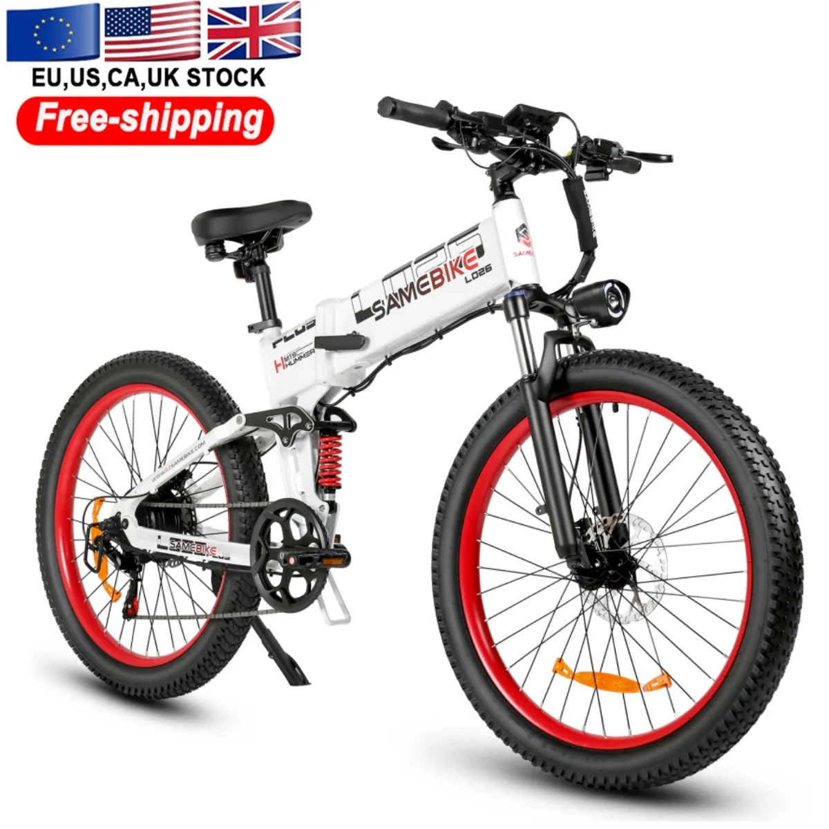 SAMEBIKE LO26 - 48V 350W Electric Bicycle for Adults