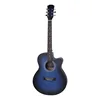 40-inch solid basswood-matte blue finish