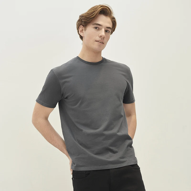 Customize Oeko-tex Standard 100 Us Size 100% Cotton t Shit 150 Grams Plus Size Plain White t Shirt for Men