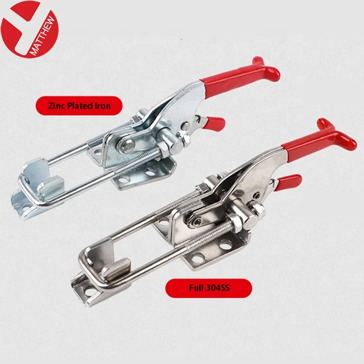 Heavy-Duty Toggle Clamp Set – 8-Piece Quick Release Hold Down Clamps For Metalworking, Woodworking, Welding, And Assembly