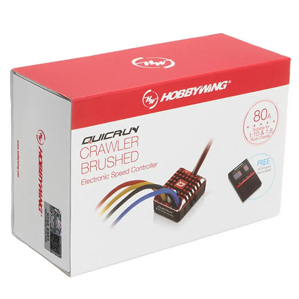 Hobbywing QuicRun WPクローラー1080 80A防水ESCスピード