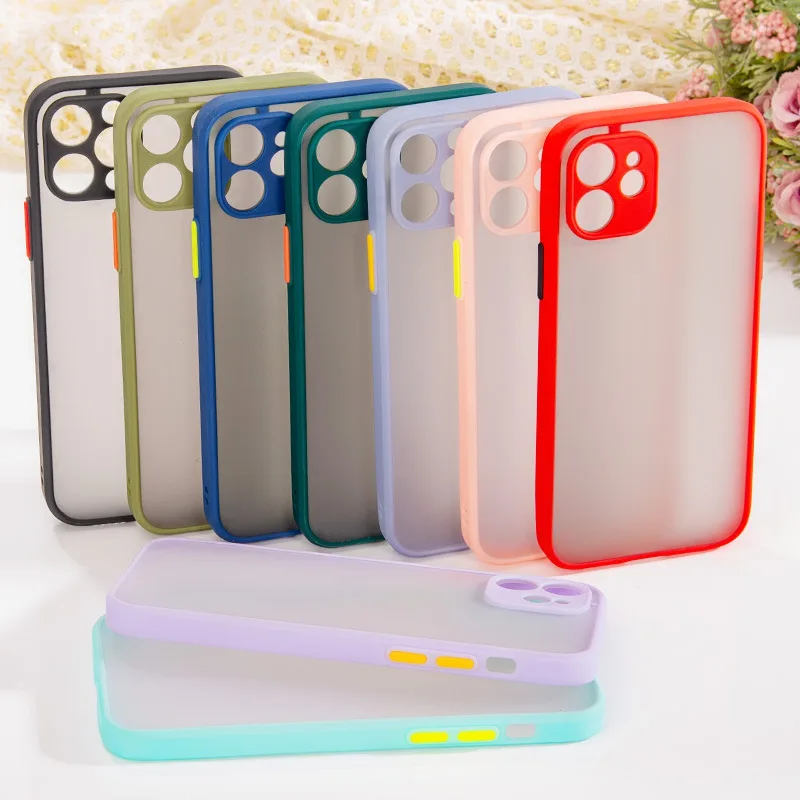 2024 Hot New Flexible Soft Translucent Frosted Matte for iPhone 16 15 14 11 12 13 Pro Max Cases Cell Phone Accessory Covers