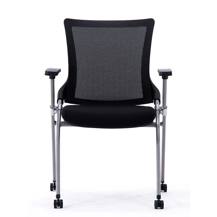 Office Chair Simple Mesh Folding Office Chair With Wheels supplier