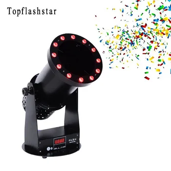 1200W DMX Electric Remote Control  LED Confetti Cannon Machine Wedding Stage  Confetti  Colorful Paper Confetti Cannons Machine