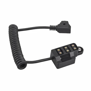 CABLE D-TAP to V-Mount One-to-Three Battery Camera Power Supply Conversion Cable with Digital Display PVC Jacket Anton B-Type detail image