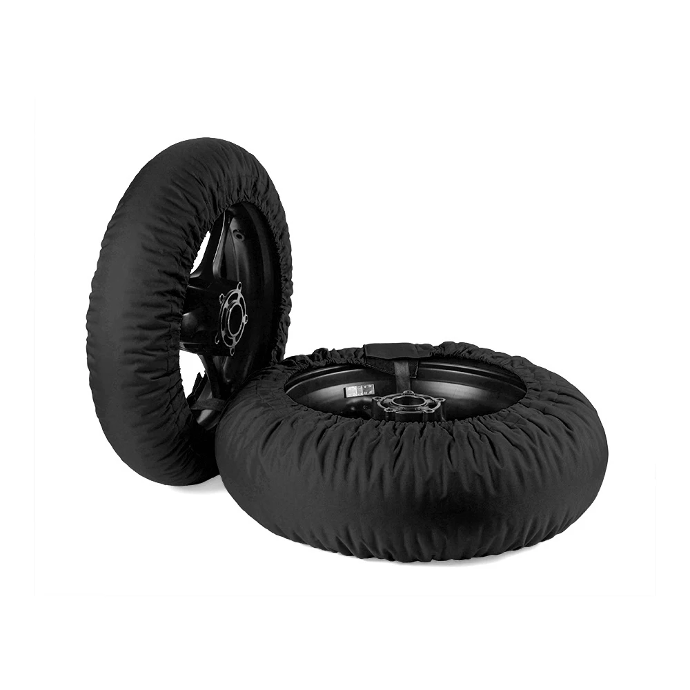 thumbnail interactive-video image 1 of RACEFOXX 12" Pit Bike Tire Warmers 80°C – Set Of Front & Rear Heating Blankets 1 of 5