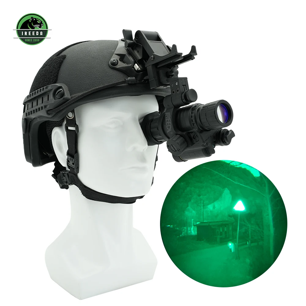 IREEDA  Low Light Level Night Vision Monocular PVS14 Night Vision IIT Specifications Gen2 + Green Phosphorus PVS14 Monocular