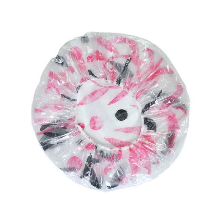 Настраиваемая цветная Водонепроницаемая душевая шапочка для подарка и использования с длинными волосами