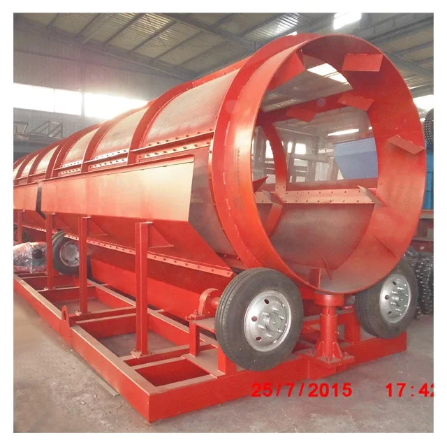 Municipal Solid Garbage Waste Recycling System Plant Trommel Screen
