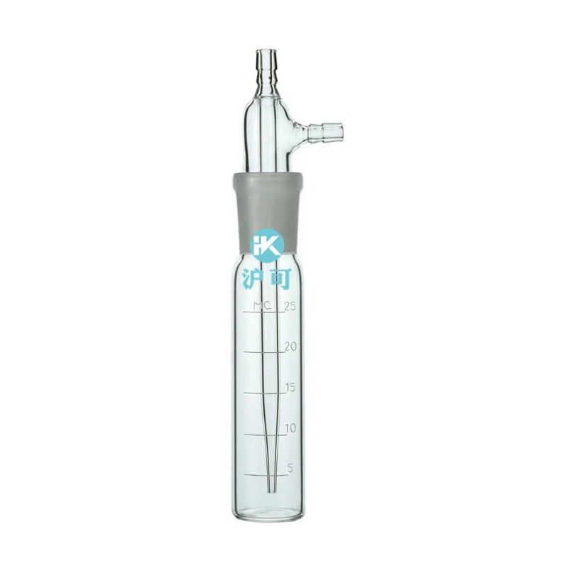 Huke Lab Glass Absorber Bottle Gas Sampling Tube Impinger10ml~275ml