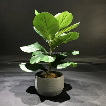 Artificial tree Fiddle Leaf Fig Tree Ficus Lyrata factory wholesale high plants for Home Office Decoration