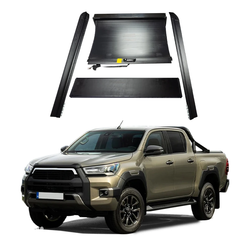 Hot Sale Truck Electric Truck Tonneau Cover Manual Roller Shutter Pickup Cover Bed for Toyota Hilux Revo
