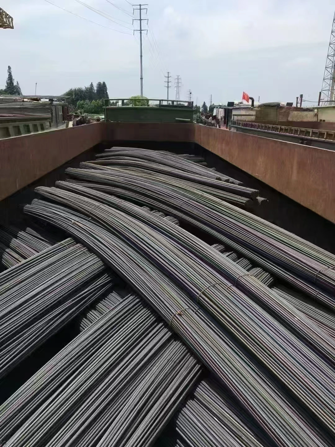 HRB400 Threaded Steel Rebars 8mm-40mm Durable Construction Material manufacture