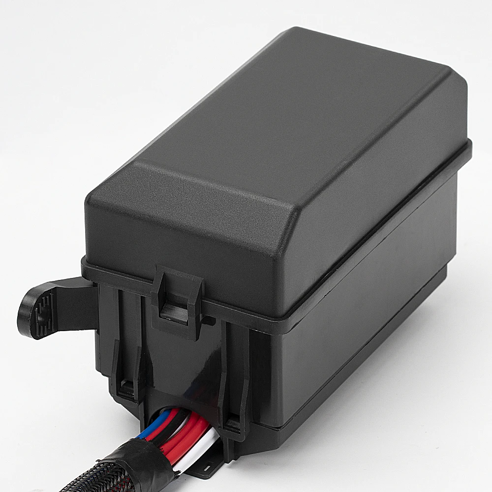NASA4ピン リレーボックス●即日発送● 防水12V 40Aヒューズリレーボックス 6ウェイ4ピン6スロットブレード