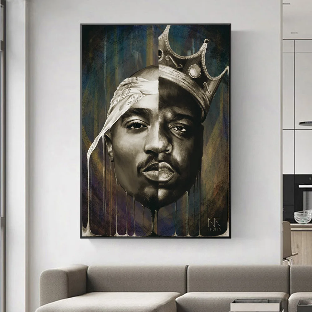 絵画 2pac Tupac Shakur-ダイヤモンド絵画アートクロスステッチ,west海岸