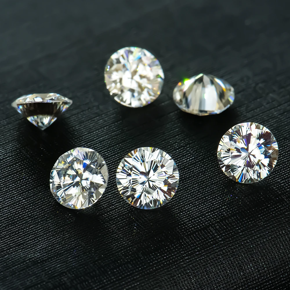 Xingyue Gem 3-14mm Manufacturer Wholesale Round Cheery Blossom Cut Vvs1 Gra Certified Loose Mossanite Moissanite Diamond Stones