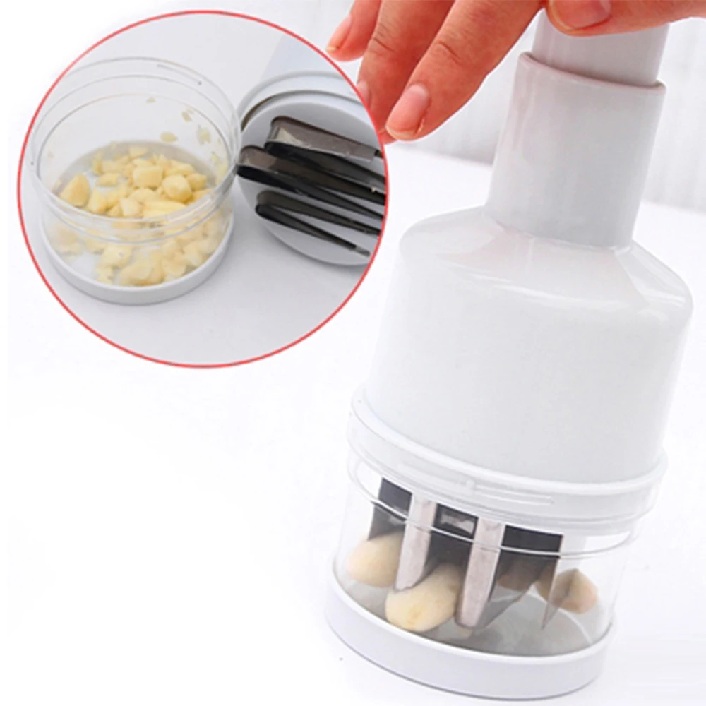 Pressing Vegetable Garlic Onion Food Chopper Cutter Slicer Peeler Dicer