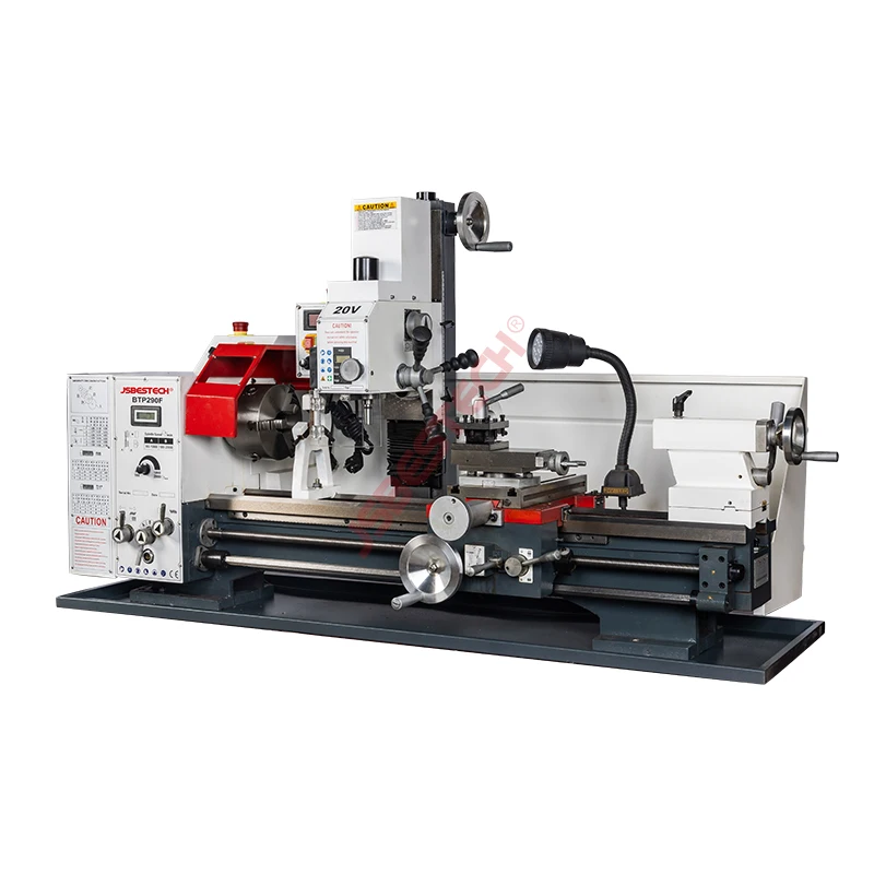 BT290F Precision Lathe Mill Combo Machine for Metal Turning and Drilling