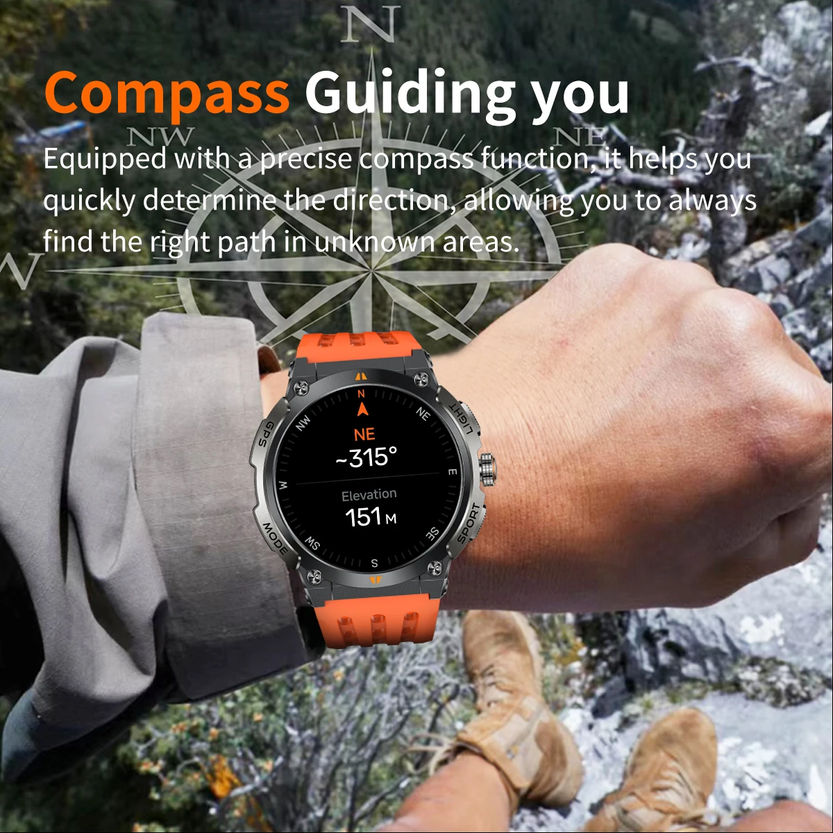 Welcome OEM Order, Factory Whole Selling 2025 Ak17g Gps Smart Watch With Barometer Compass 1.43inch Amoled Waterproof Outdoor Sport Compass Relojes Smartwatch For Man - Buy Relojes Smart Watch smartwatch For Men gps Smart Watch