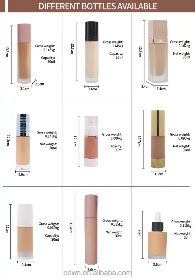 Бесплатный образец полноразмерная матовая основа для макияжа с фирменным