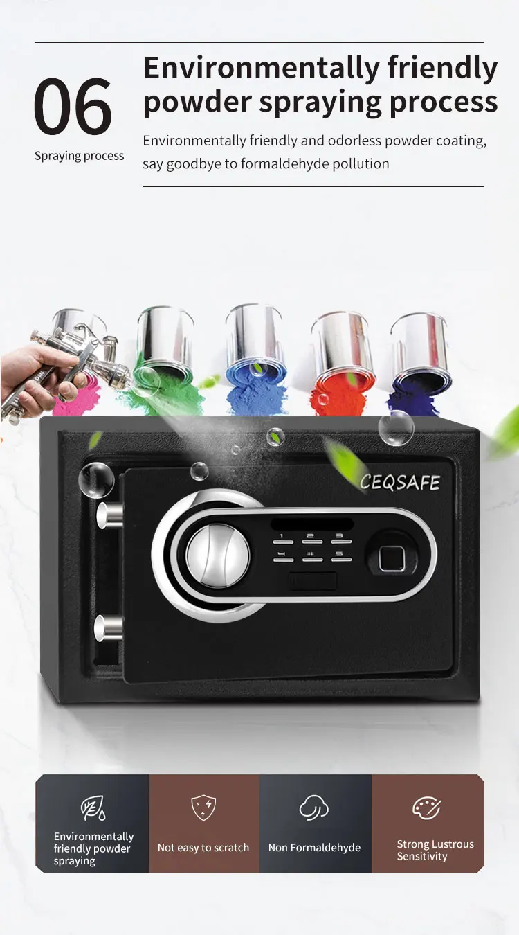 CEQSAFE Wholesale Energy Saving Metal Electronic Hotel Cion Safe Deposit Box details