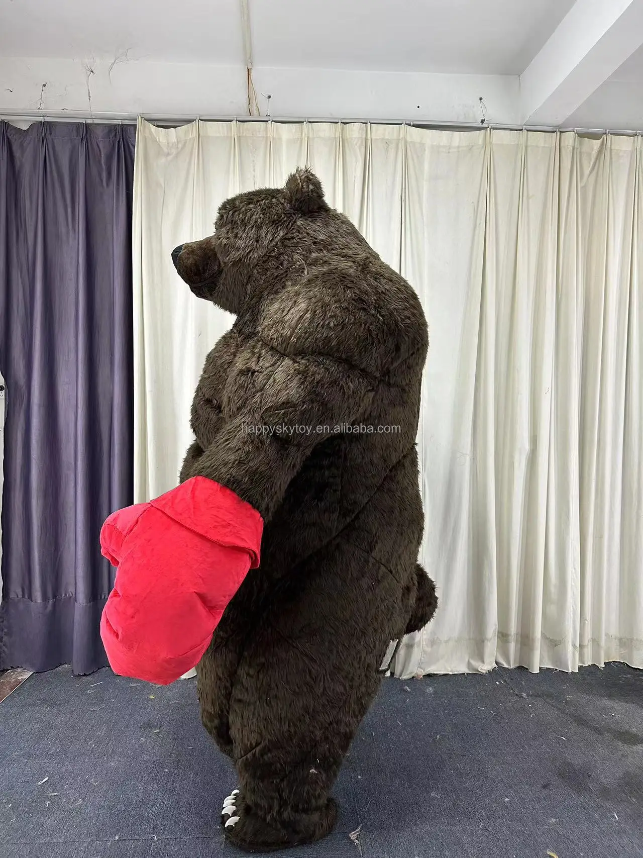 Plush Mascot Cosplay Clothing Inflatable Brown Bear with