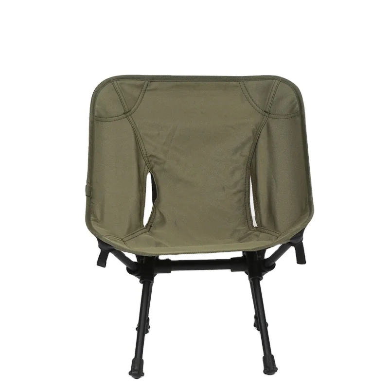 Manufacturer 2022 New Custom Outdoor Portable Ultra Light Folding Height Adjustable Moon Camping Moon Chair for Hiking