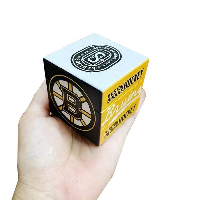 Custom Logo 3x3 Magic Cube Mini UV Print Puzzle Toy DIY 3D for Promotion Marketing Gift Set Items