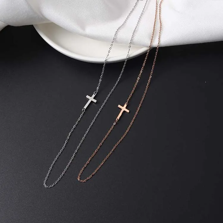 Cross Choker Necklace