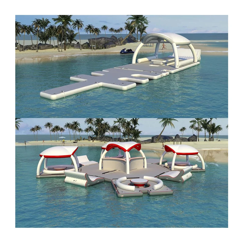 Drop Stitch Pvc Floating Cabana Inflatable Boat Tent Sofa Dock Platform ...