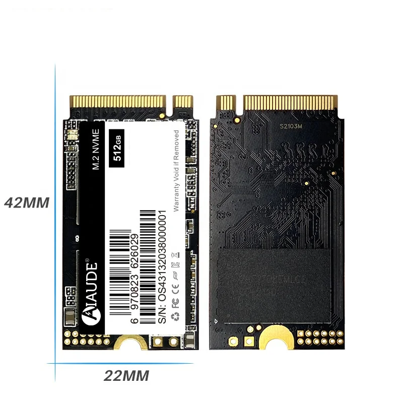 128 ГБ/256 ГБ/512 ГБ/1 ТБ PCIe NVMe - M.2 2242 Gen3.0x4 Внутренний твердотельный Накопитель
