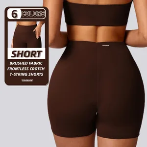 YISHENHON Women's High Quality Custom Sports Fitness Yoga Shorts Wholesale Gym Running Wear