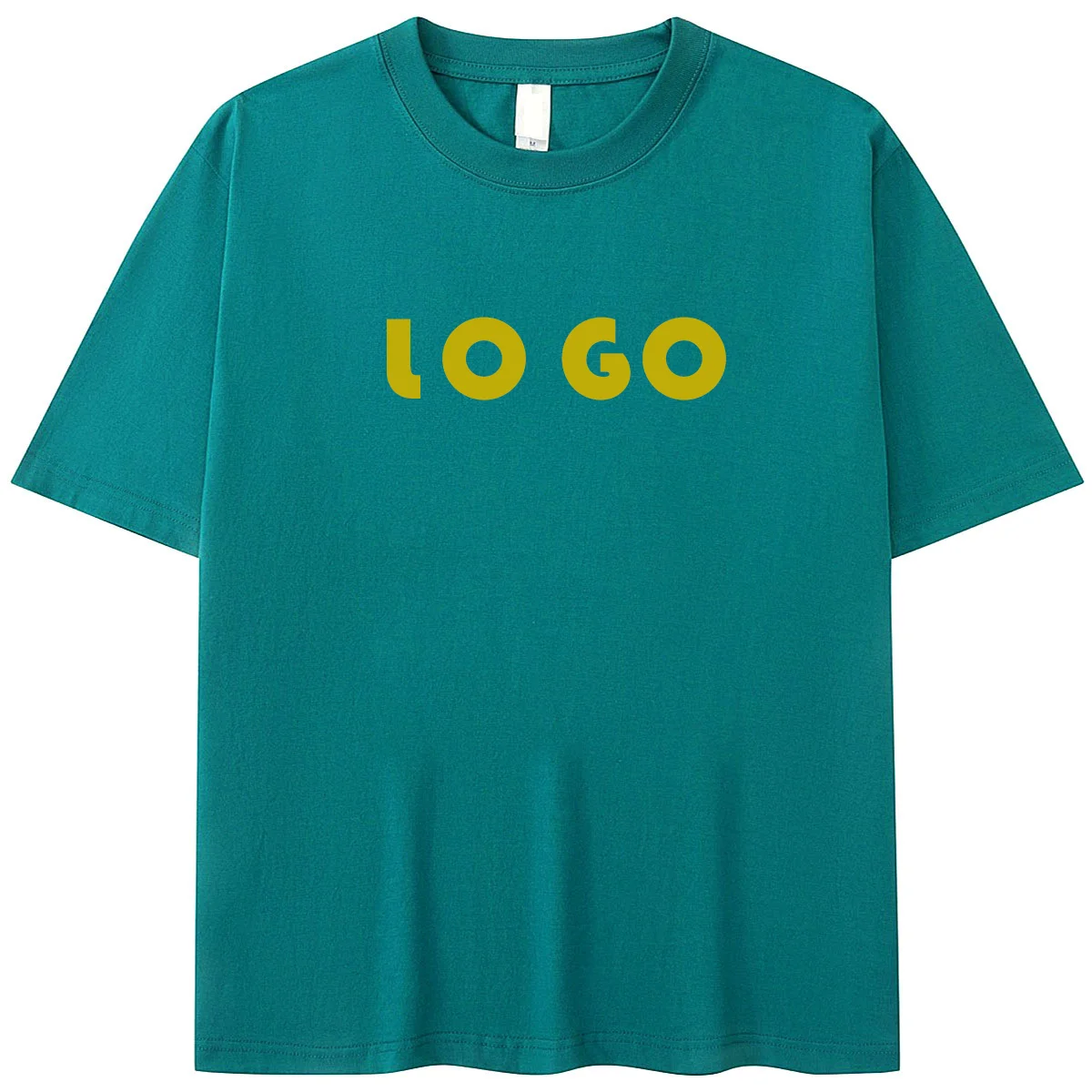 Yiwu Apparel OEM 220gsm Heavyweight Custom Drop Shoulder T-shirts Oversized Blank Shirts