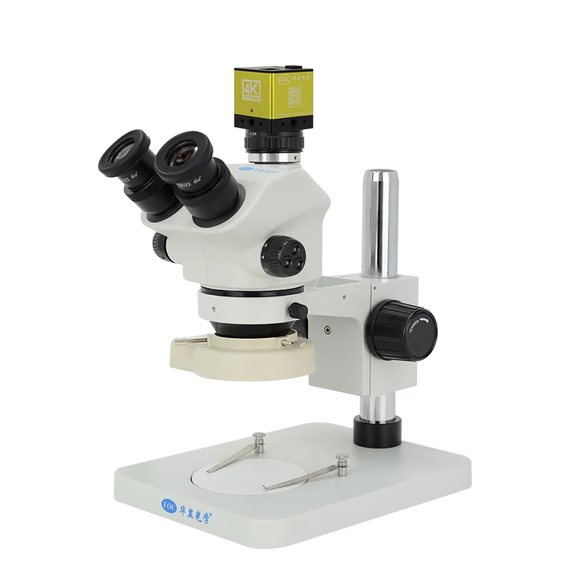 Trinocular Video Microscope for Biological Cells and Bacteria Observations Optical Machine Maintenance Binocular Microscope