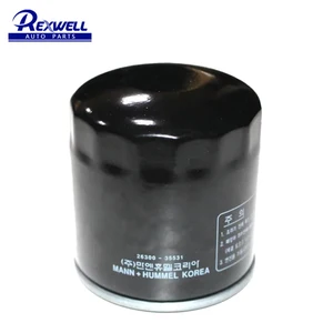 New Genuine OEM 26300-35531 Factory Wholesale Price Auto Oil Filter for Hyundai/Kia Oil Filter 2630035530