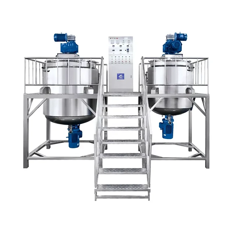 Mixer on Line Liquid Solid Mixing Equipment Soap Making Machine Lotion Machines Industrial Homogenizer Plant Wholesale Mixer