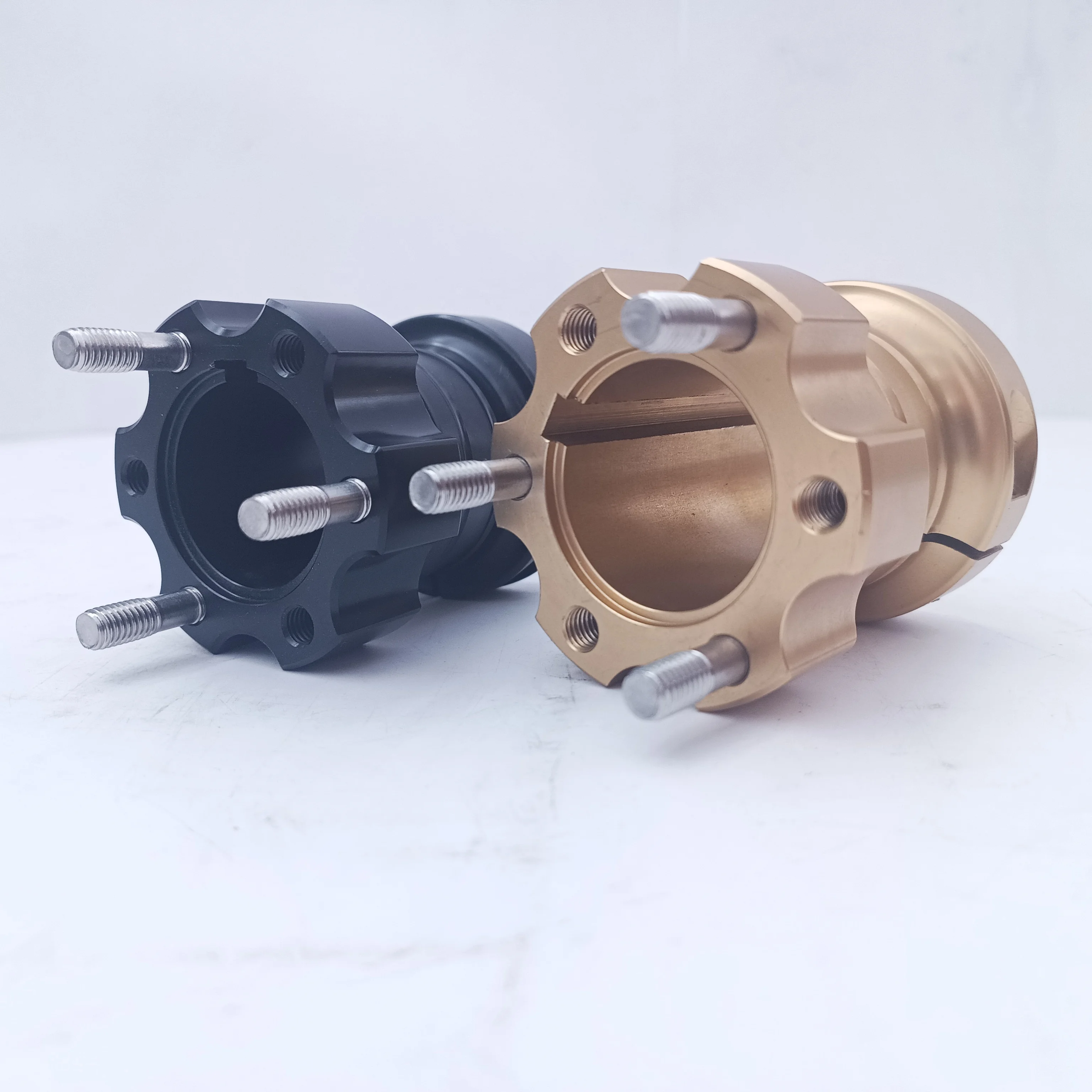Aluminum Alloy Material CNC Custom Processing  Universal Wheel Hub Adapter for Racing Go-karts Front and Rear Axle Accessories.