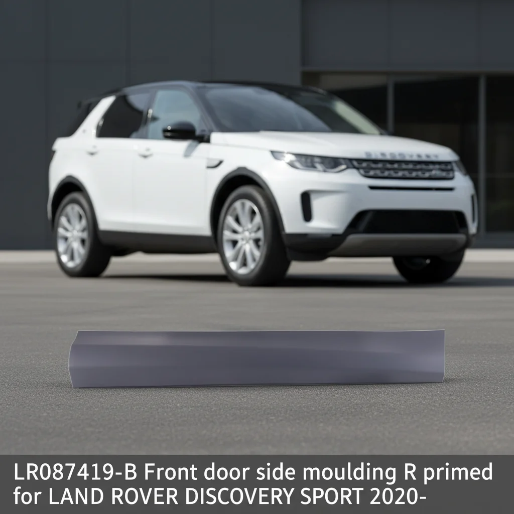 LR087419-B Direct Fit OEM Grade Exterior Front Door Side Moulding R Primed for LAND ROVER DISCOVERY SPORT 2020-