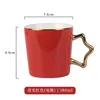 Red gold-plated star handle