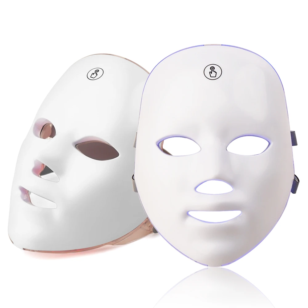 Therapy Mask 7 Color Led Light Red Blue Anti-aging Facial Skin ...