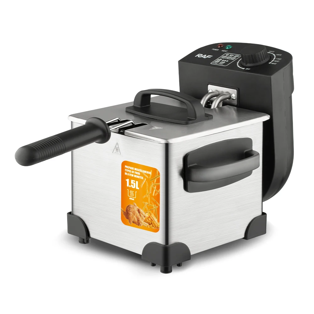 RAF Multifunctional Mini Electric Fryer | Compact Deep Fryer with