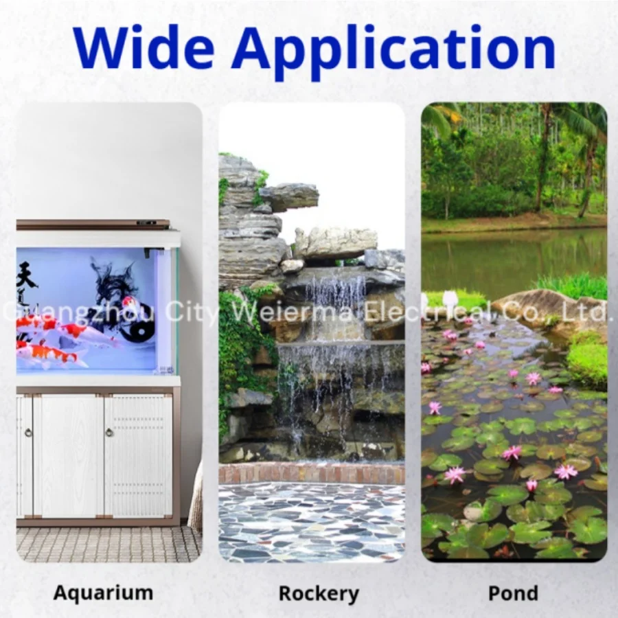 Yuanhua Waterfall Pond Pumps for Water Fountain Wholesale Fountain Pump